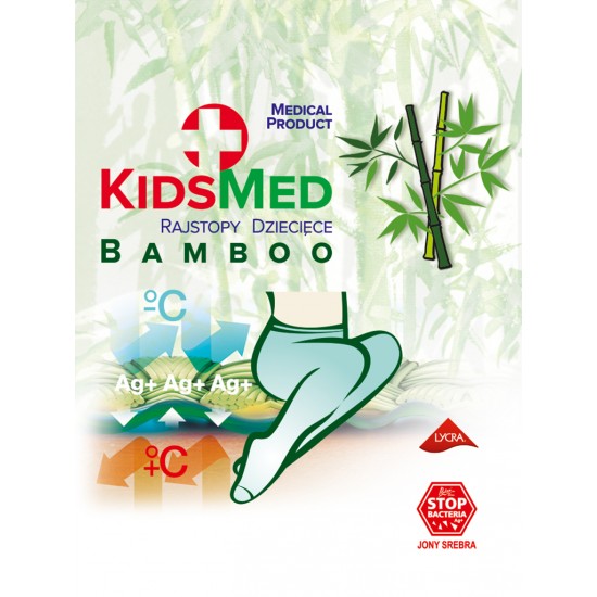 KidsMed - Bambusové punčocháče KidsMed - vzor02 - růžová